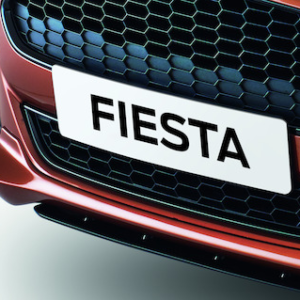 Črn difuzor sprednjega odbijača